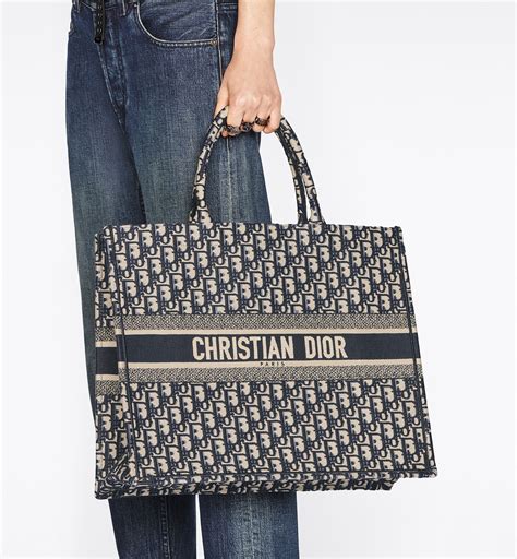 hristian dior tote|christian Dior large book tote.